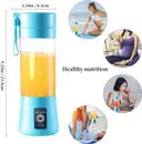 Premium Quality Portable 6 Blade Blender Cup,Electric USB Juicer Blender,Mini Blender Portable Blender For Shakes and Smoothies