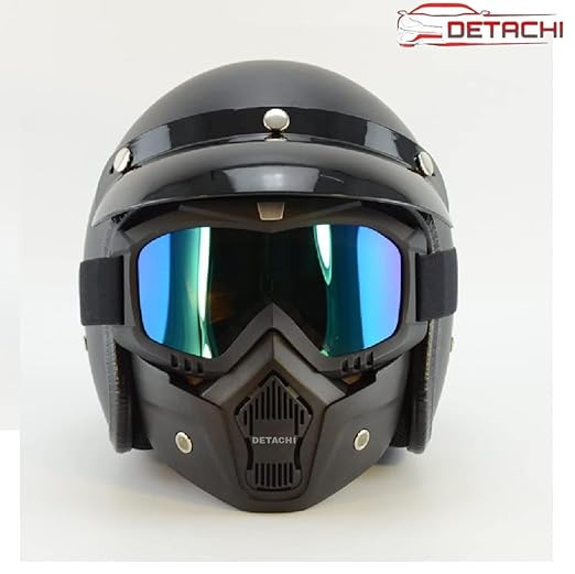 Detachable Modular Face Mask with Goggles