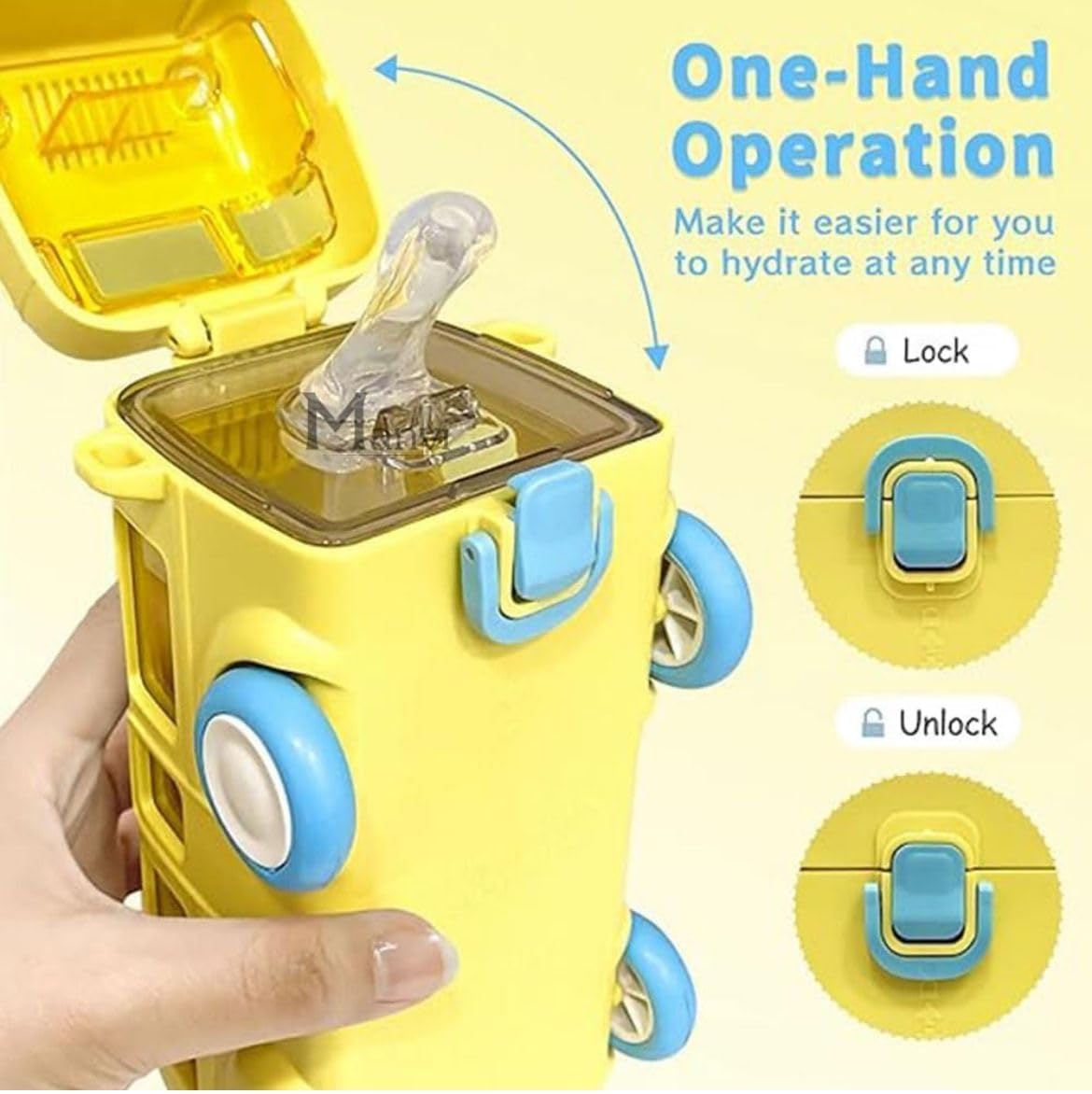 🚌Kids Bus Trolley Water Bottle